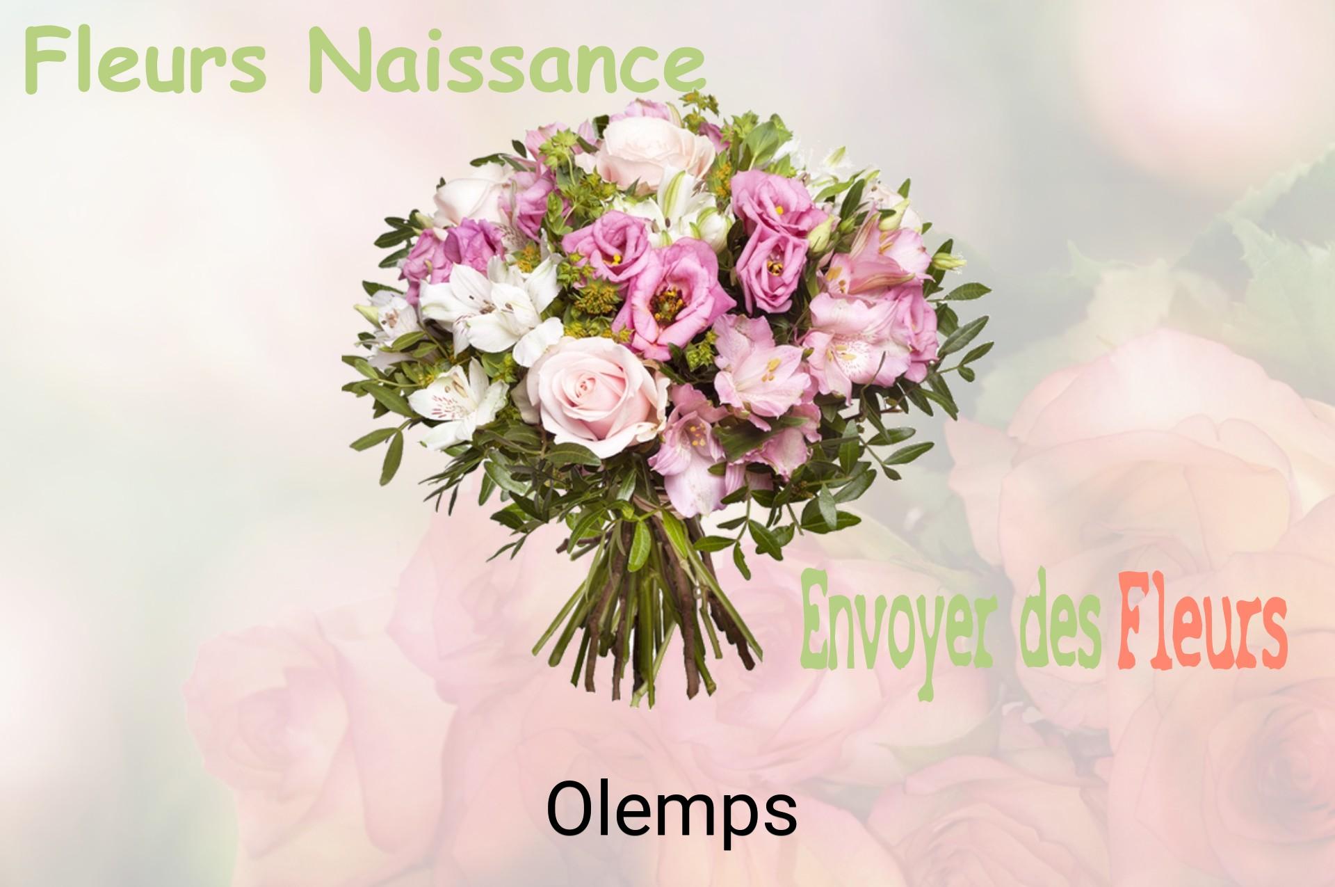 Bouquet de fleurs de naissance livré à Olemps
